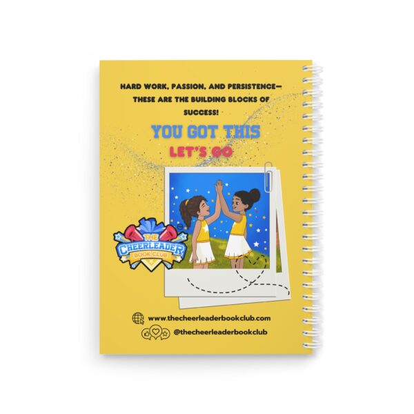 Cheerleader Spiral Notebook: Sparkle, Stunt, and Shine - Image 2