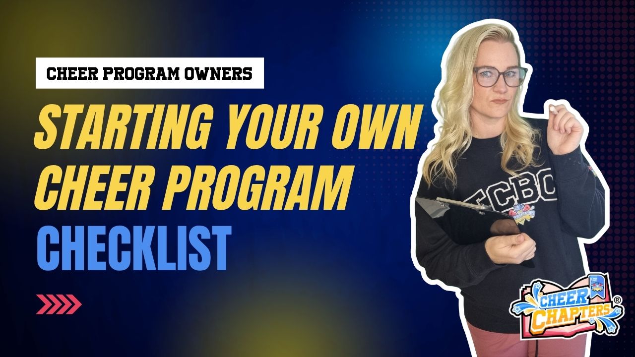 Starting Your Own Cheer Program: Tips, Checklist & Real Talk from Life on the Mat