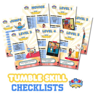 Jump & Tumble Cheerleading Skill Checklist – Printable Progress Tracker